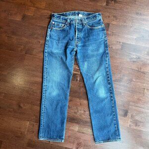 Levi's 501 Blue Jeans - Size 32 x 30 - Y2K - Mexico